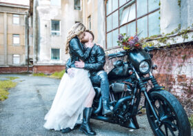 Rocková svatba Harley-Davidson